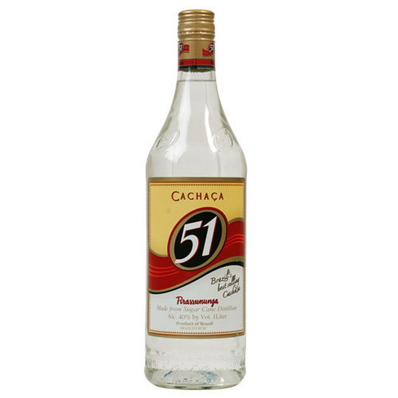 Liquor 1L CACHACA - 4 Less Spirit 51 Store PIRASSUNUNGA