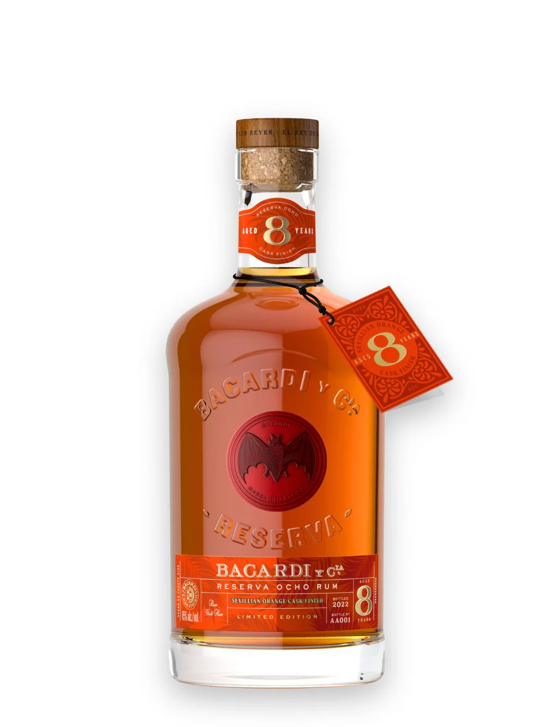 BACARDI 8 YEARS SEVILLIAN ORANGE 750ML