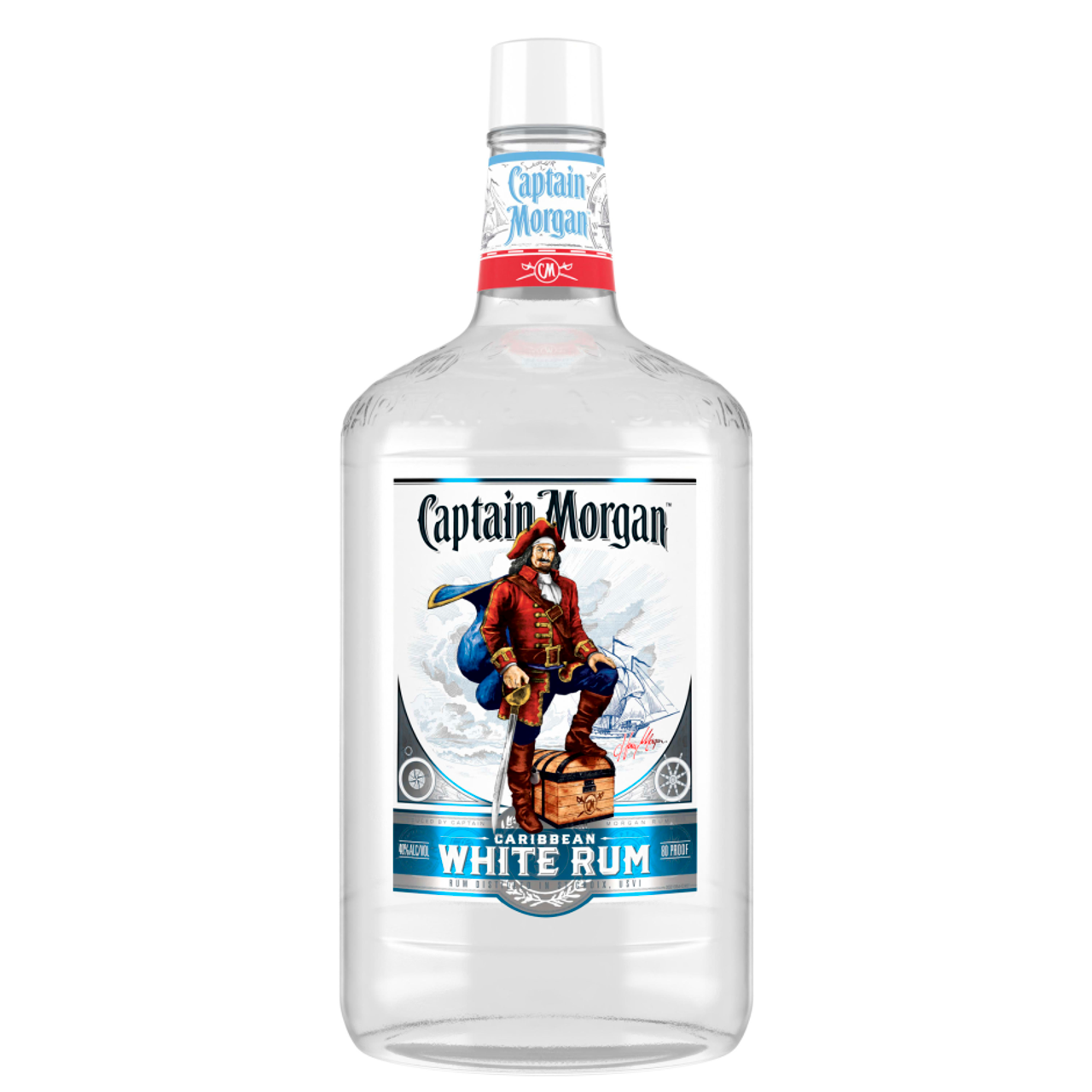 CAPTAIN MORGAN WHITE RUM 1.75L