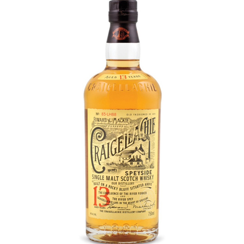 CRAIGELLACHIE 13 YEARS SINGLE MALT 750ML