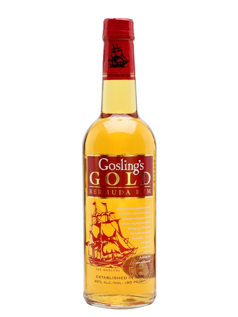 GOSLING'S GOLD BERMUDA RUM 750ML