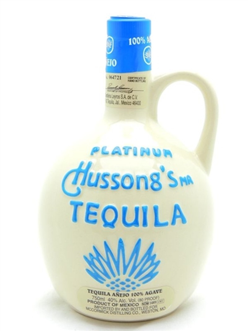 HUSSONG'S TEQUILA ANEJO PLATINUM 750ML