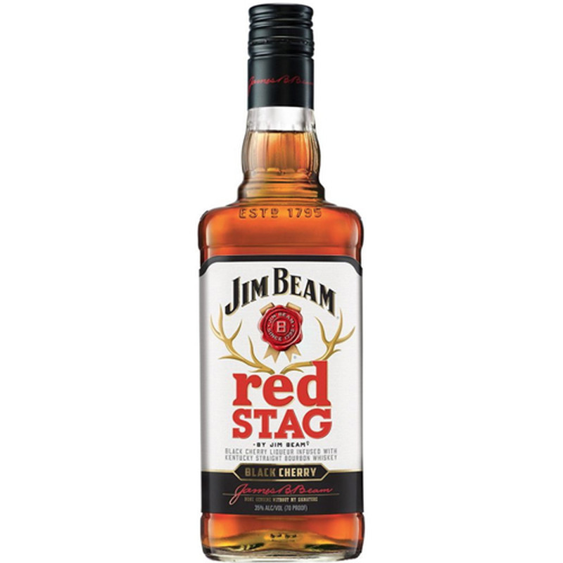 JIM BEAM RED STAG BLACK CHERRY 750ml