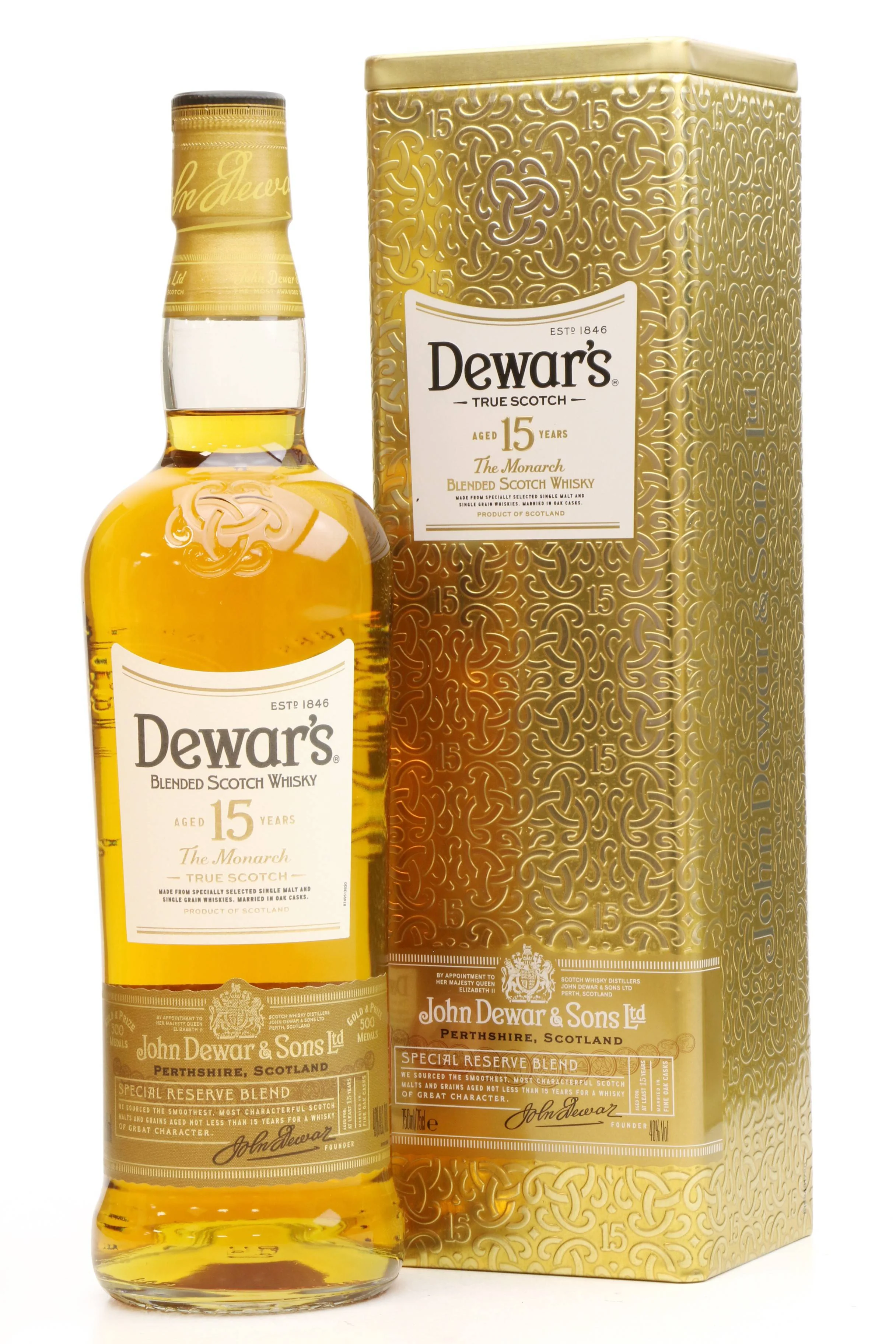 DEWAR'S 15 YEARS 750ML