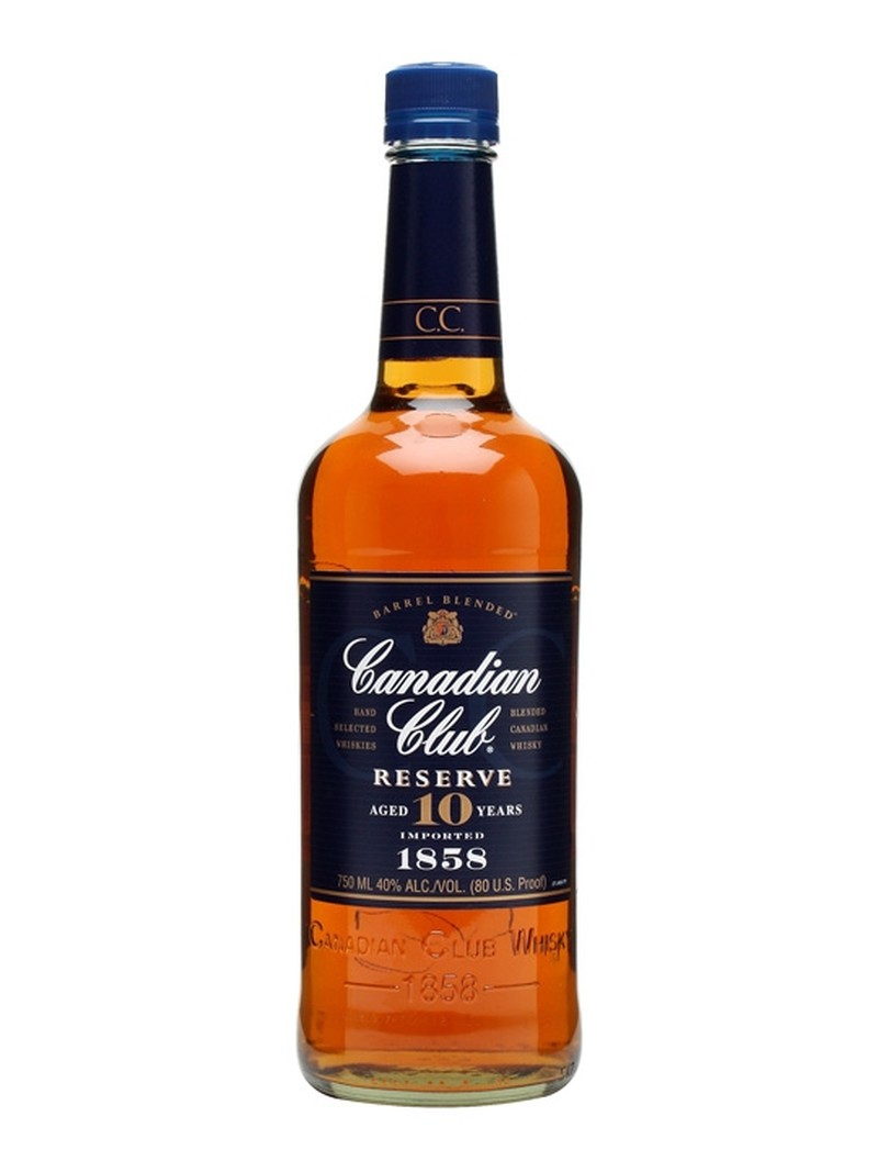 CANADIAN CLUB RESERVE AGED 10 YEARS 750ML