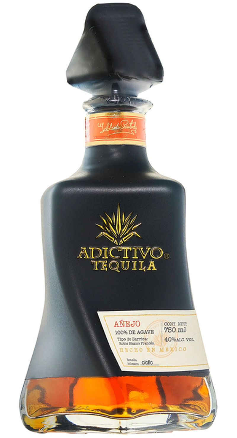 ADICTIVO ANEJO TEQUILA (BLACK BOTTLE) 750