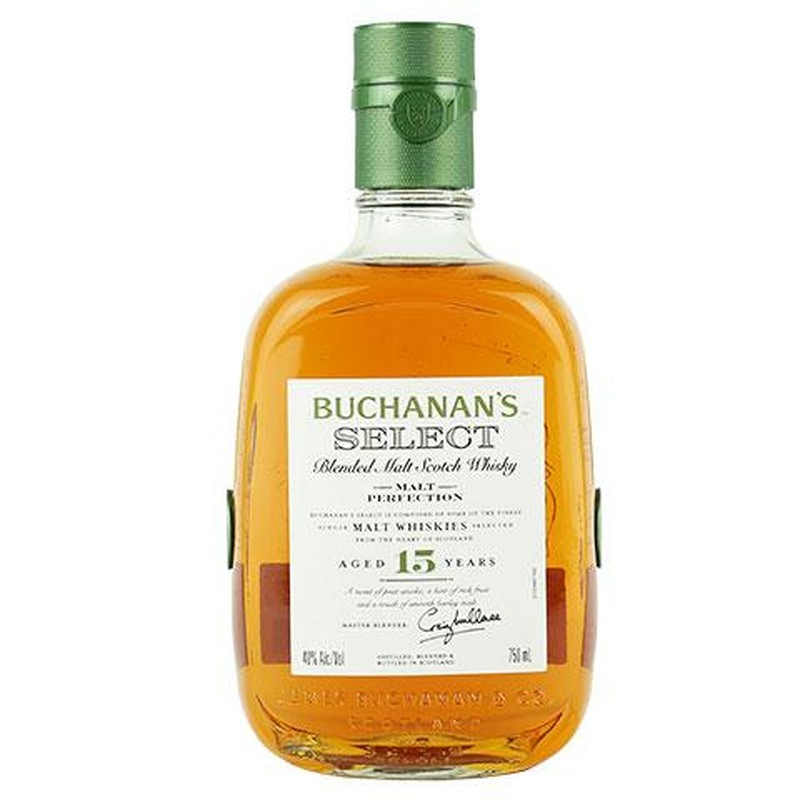 BUCHANAN'S 15 YRS SCOTCH WHISKEY 750ML
