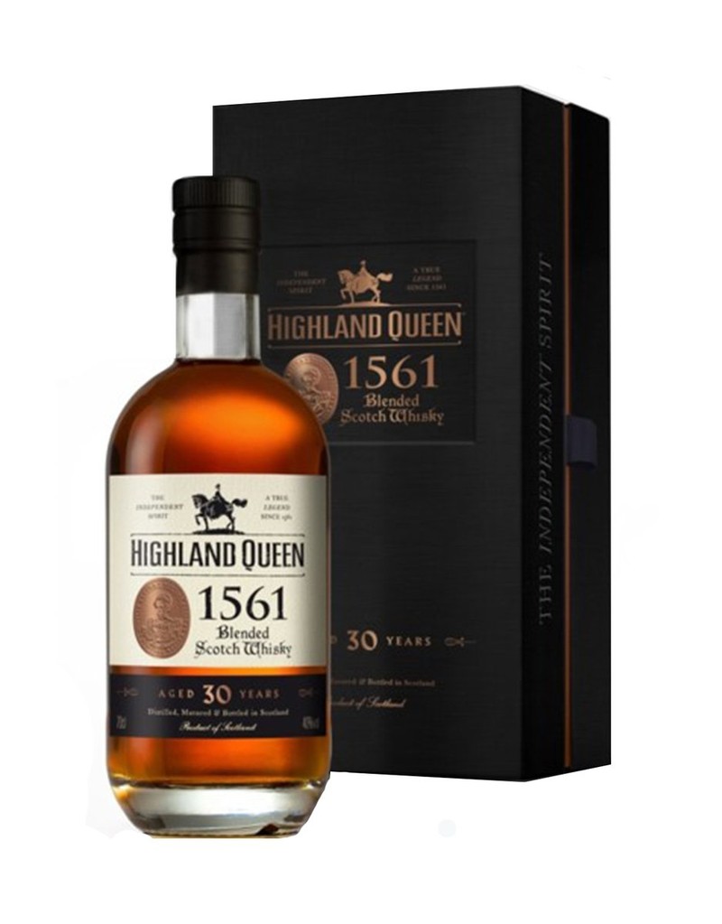 HIGHLAND QUEEN 1561 30 YEARS  BLENDED SCOTCH WISKEY 750ML