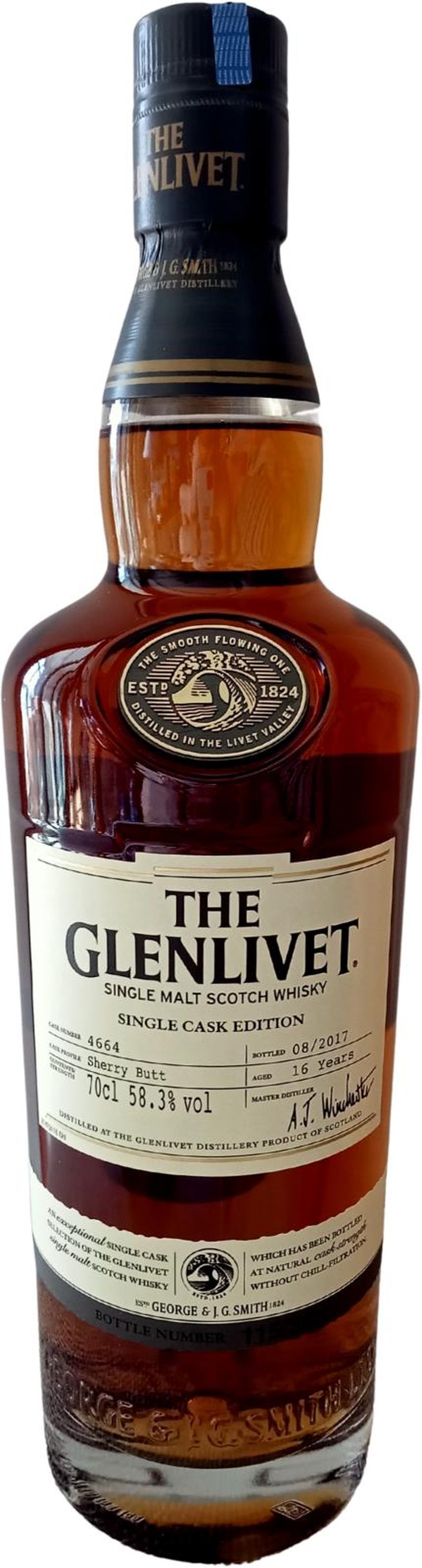 THE GLENLIVET 16 YRS SHERRY BUTT SINGLE MALT 750ML