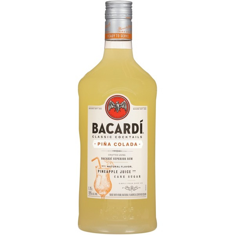 BACARDI CLASSIC COCKTAILS PINA COLADA 1.75L