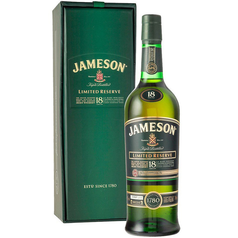 JAMESON 18 YEARS LIMITED RESERVE  750ml